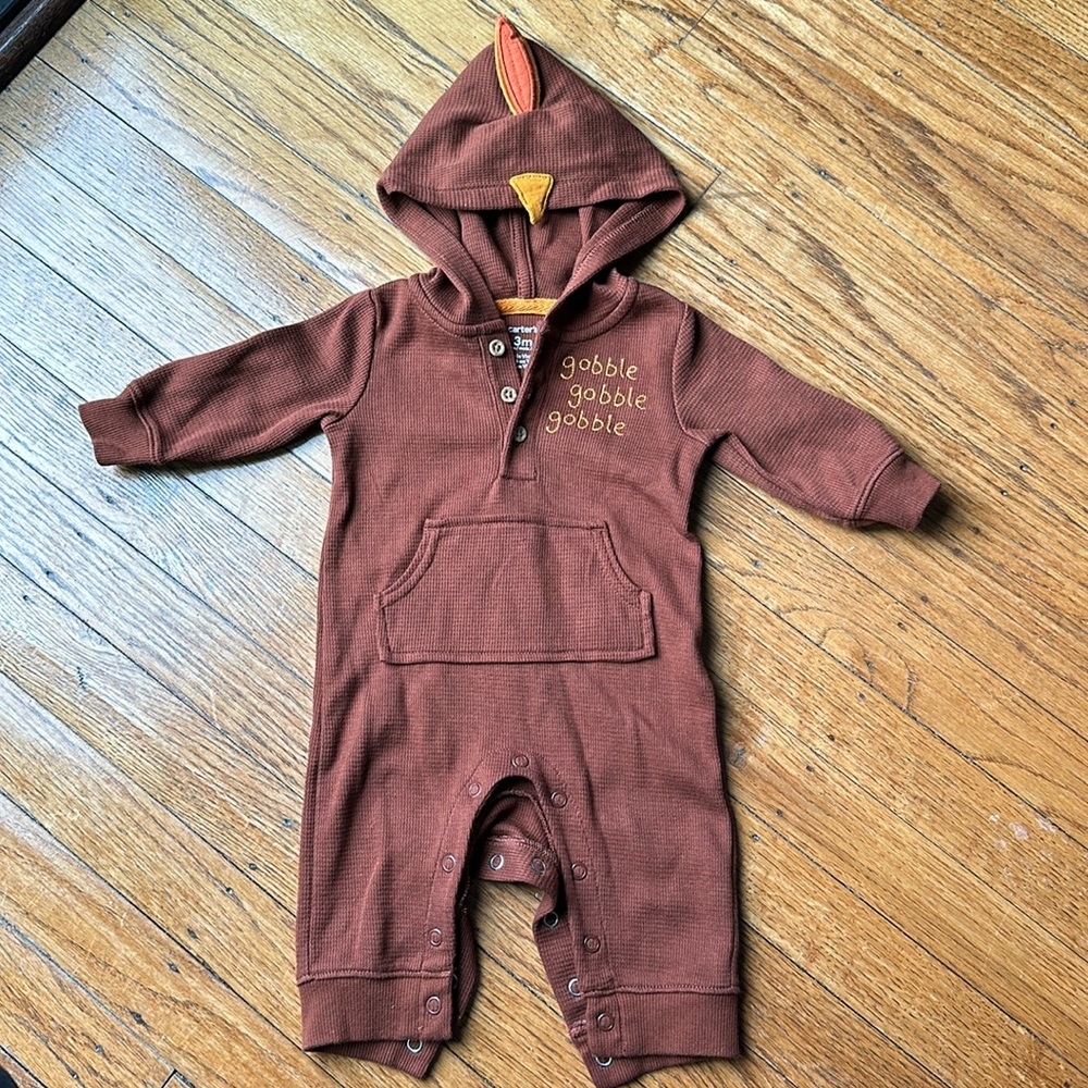 0-3 Months Carters Thanksgiving Onesie